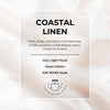 Coastal Linen Soy Candle | Clean Crisp Cotton & White Musk