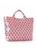 Large Polka Dot Vinyl Tote Bags | 40P636