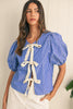 129815 Stripe Bow