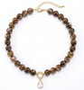 Beaded Necklace w/Teardrop