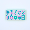 Crystal Confetti Lemon-Lime | Mahjong with a Sprinkle of Color and Joy | 1.25" x 0.9" x 0.7"