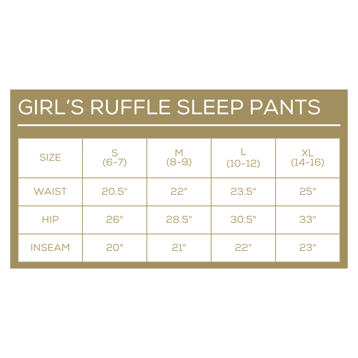 Girl's Tree Sleep Pants