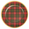 Christmas Plaid Charger
