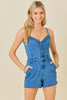 DM1091 Denim Romper