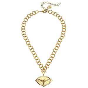 3064G Longhorn Necklace