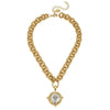 3530c Italian Cross Necklace