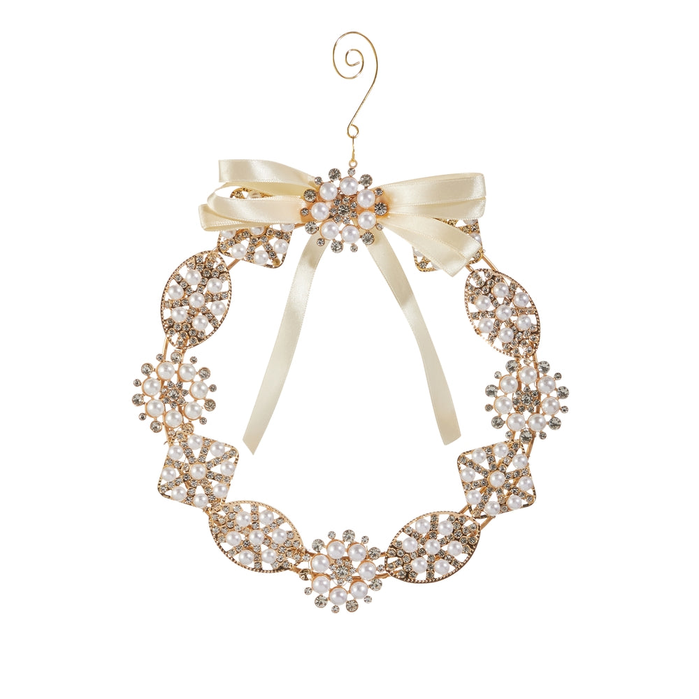 Pearl Wreath Ornament