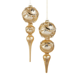 Trimmed Finial Ornament