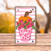 Pretty Pink Scallop Pumpkin Happy Block