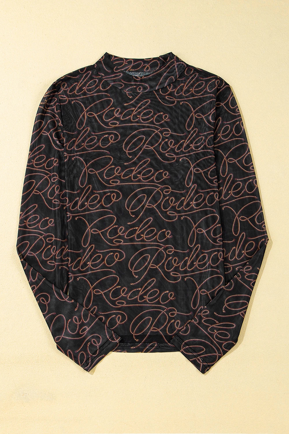 128842 Letter Print Top