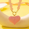 Sweetheart Beaded Heart Necklaces | 80N92994