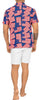 Men's Patriotic 4th of July American USA Flag Shirt