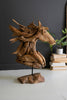 Teakwood Horse Head Sculpture