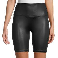 50173R- FAUX LEA BIKE SHORT