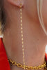 XL DAINTY CHAIN EARRINGS