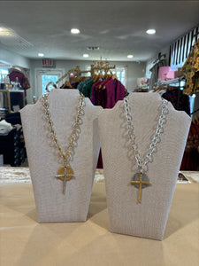 LN-137-28 gold plated cross