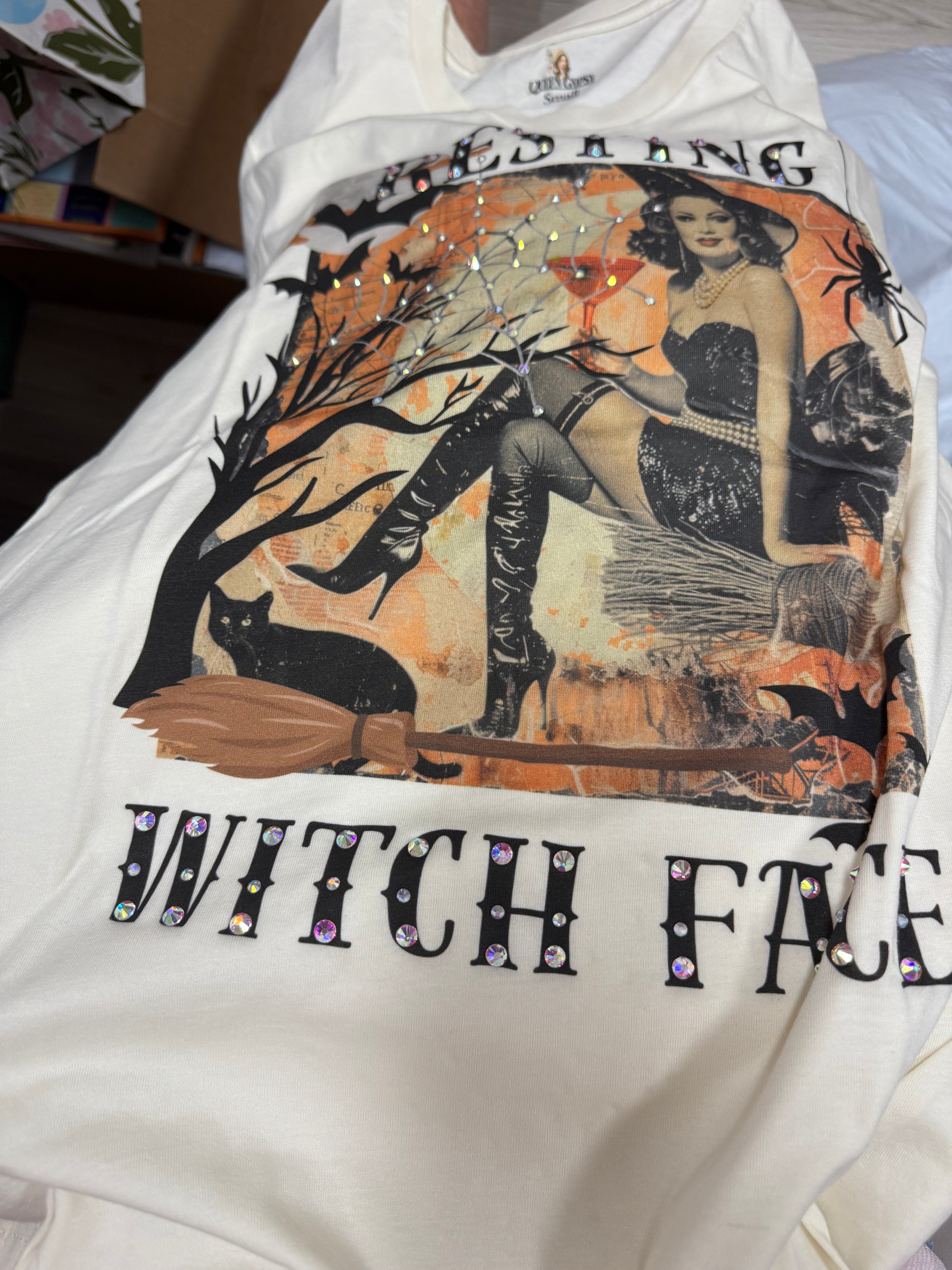 RESTING WITCH FACE TEE