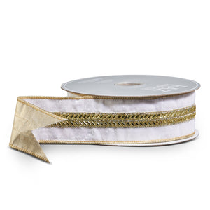 Velvet Jeweled Wired Ribbon