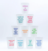 Mahjong Frosted Cups
