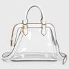 Faux Leather Trim Handbag