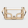 Solid Faux Leather Shoulder Bag