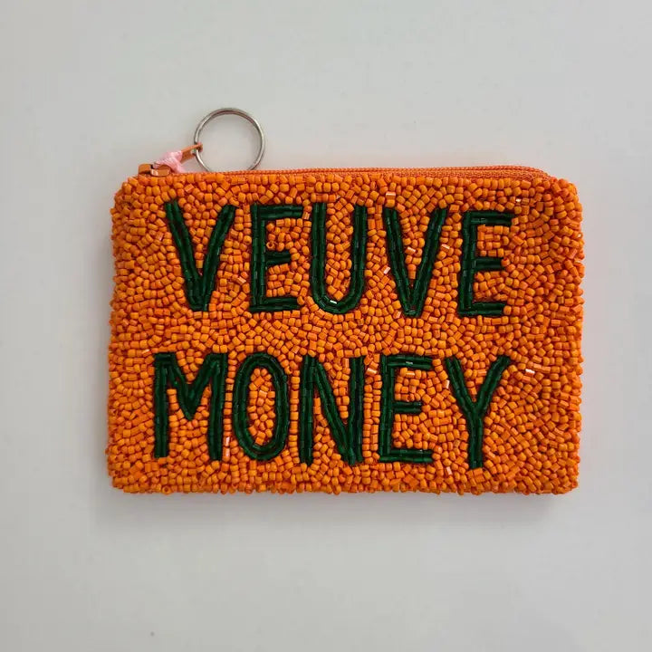 VEUVE BEADED POUCH