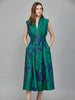 Bold floral dress