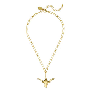 3013PG Longhorn Necklace