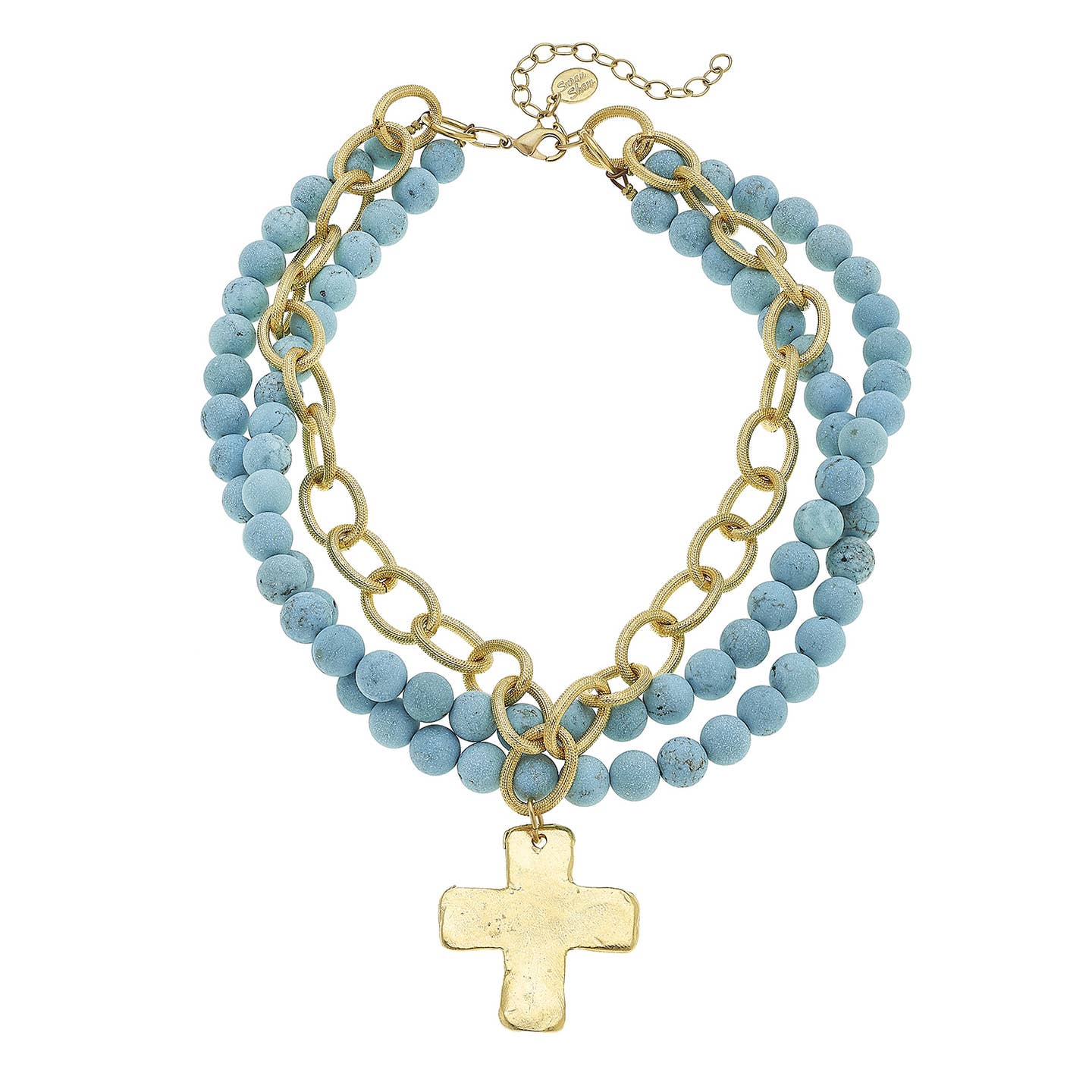 3666c Gold Cross Necklace