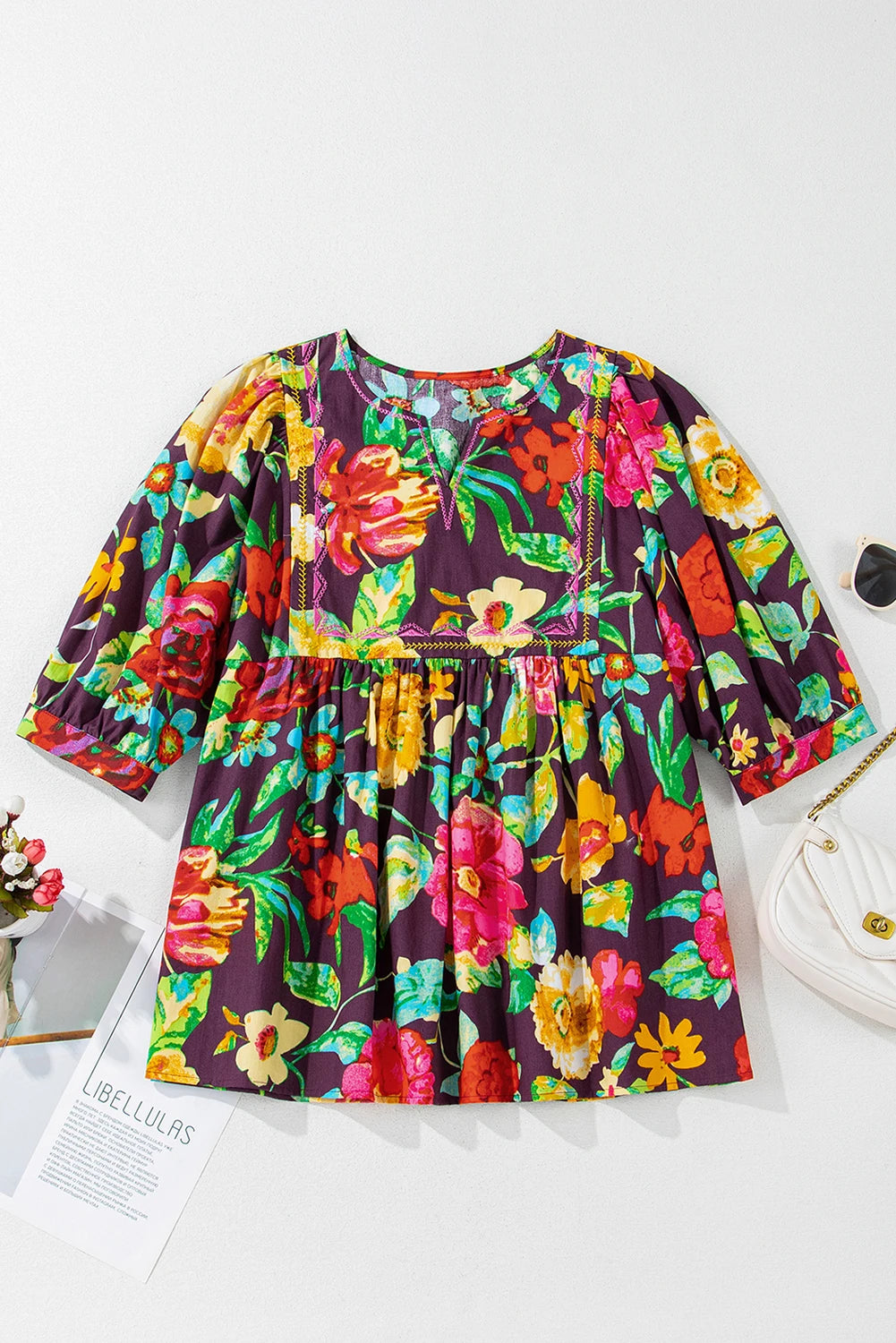 30084 Flower Blouse